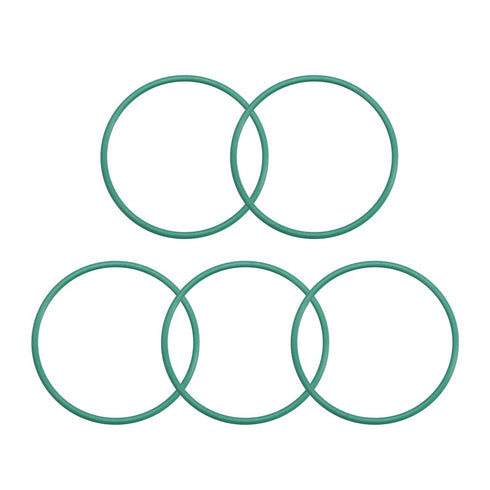 uxcell Fluorine Rubber O-Rings, 21mm OD 19mm ID 1mm Width FKM Seal Gasket for Machinery Plumbing, Green