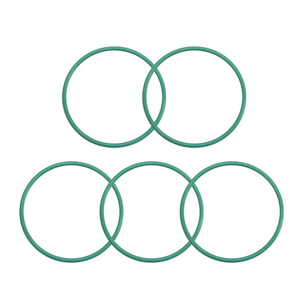 uxcell Fluorine Rubber O-Rings, 21mm OD 19mm ID 1mm Width FKM Seal Gasket for Machinery Plumbing, Green