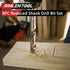 Reduced Shank Drill Bit Set, 8Pcs High-Speed Steel, 1/2” Deming Large Drill Bit Set for Home DIY, General Building,