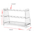 Transparent 12-Hole Acrylic Test Tube Rack for 10ML Test Tube (10ml, 6 Sockets)
