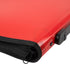 JAM PAPER Plastic Zipper 1.5 Inch Binder, Red, 3 Ring Binder, Sold Individually
