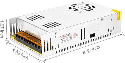 AC100-240V DC12V25A Max300W BTF-LIGHTING to Switching Power Supply Device Transformer Adapter Converter for LED Strip
