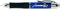 ITOYA Xenon Retractable Ballpoint Pen, Ocean, 1.0mm Medium Point