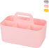 Tiawudi Multipurpose Caddy Organizer, Plastic Stackable Desk Organizer with Handle for Stationery, Office Supplies