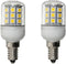 2X E14 LED 3W Equivalent, 30W Incandescent Lights Bulb, DC 12V-24V, Warm White 3000K, 30 SMD 5050