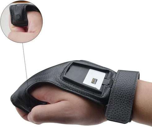 Posunitech DG01 1D/2D Finger Trigger Glove Right Hand Glove for Imager Mini Pocket Barcode Scanner Wearable Wrist