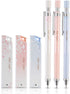 Cherry Mechanical Pencil Set with Lead, 3 pcs 0.5mm Mechanical Pencils with 3 Pack HB Pencil Leads for Writing