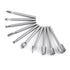 Rotary Files Woodworking Carving Tool Set, 10pcs Tungsten Carbide Burrs with 1/8inch Shank