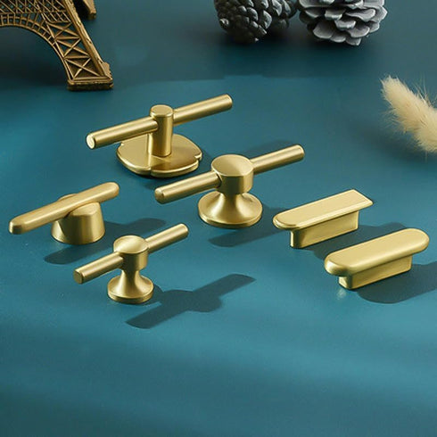 SANCHAKOU 2 Pack 84 28 30Mm Gold Knobs for Dresser Chinese Style Drawer Shoe Cabinet Bedside Table Wardrobe Handle * *