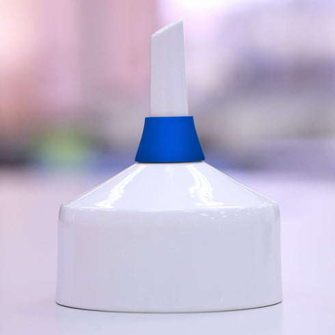 Filter Adapter Cones, 9 Pack Tapered Collar Rubber Stopper Buchner Funnel Flask Cones for Lab Supplies, Blue