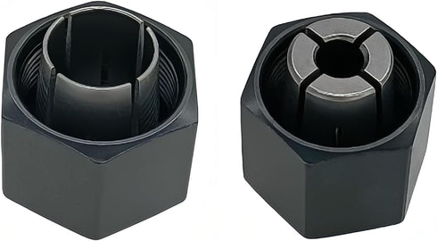 VIGORVIL 1/4" and 1/2" Router Collet Kit replace For Dewalt 326286-04 326286-03 Boschh