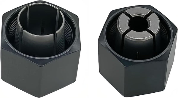VIGORVIL 1/4" and 1/2" Router Collet Kit replace For Dewalt 326286-04 326286-03 Boschh