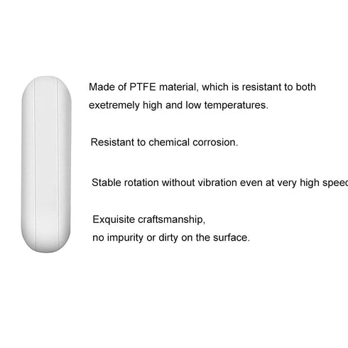 16 PCS PTFE Magnetic Stirring Bar Set, Laboratory Stirrer Mixer Bar for Lab (8 Big + 8 Small)
