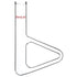 stonylab Thiele Melting Point Tube, Borosilicate Glass Measuring Point Lab Melting Point Tube, Triangle Shape, 150 mm