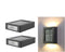 cakuuma 2 LED Solar Wall Light UP and Down Illuminate Outdoor Sunlight Sensor