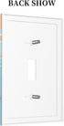 HTSAHKV 3 5 Inch Funny Penguin Wall Plate Light Switch Cover Single Gang Outlet Faceplate Print Plate Cover X