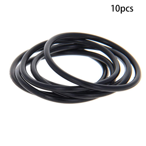 Othmro 10pcs Nitrile Rubber O-Rings, 3.1mm Wire Dia 50mm OD Metric Sealing Nitrile NBR Rubber Washers for Oil or Air Sealing, Professional Plumbing, Car Repair, Air or Gas Connections Black