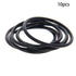 Othmro 10pcs Nitrile Rubber O-Rings, 3.1mm Wire Dia 50mm OD Metric Sealing Nitrile NBR Rubber Washers for Oil or Air Sealing, Professional Plumbing, Car Repair, Air or Gas Connections Black