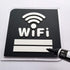 Modern American Style Bright Color Printing WIFI Password Sign/WIFI Sign Stickers (New Upgraded)