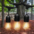 Solatec LED String Lights, Shatterproof 48FT 15 Hanging Sockets Commercial Grade Waterproof 2W