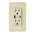 Micmi USB Outlet with C + A Wall Dual High Speed Receptacle, 15Amp 125Volt, Smart 4.8A Fast Charging, Tamper Resistant,