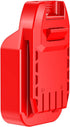 Adapter Only Fits Craftsman V20 (NOT Old 20v) Cordless Tools for Dewalt 20v MAX XR Platform Lithium Batteries-Adapter Only, Red by LQ-18RY