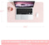 Non-Slip Desk Pad,Mouse Pad,Waterproof PVC Leather Desk Table Protector,Ultra Thin Large Desk Blotter, Easy Clean Laptop Desk Writing Mat for Office Work/Home/Decor(Pink, 23.6" x 13.7") by YSAGi