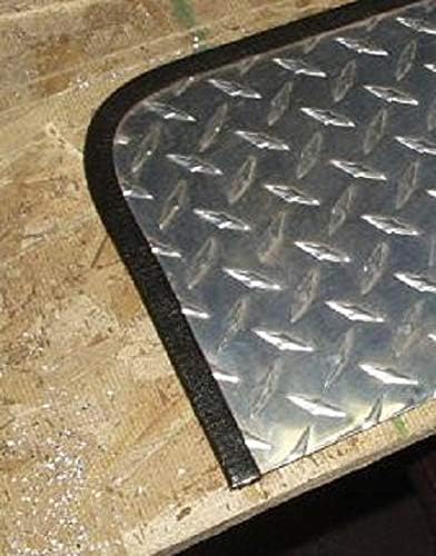 Flexible PVC Plastic Edge Protector, Sharp & Rough Surface Guard, 1/16' Edge, 9/16' Leg Length, Single Gripping Finger