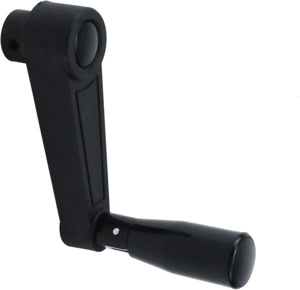 4.1-Inch Length Foldable Nylon Crank Handle, Swivel Rocker Handle for Industrial Machine Tools (Hole Diameter 10mm)