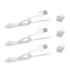 1.64 5v 2Pin 8mm 3-Pack, USB to COB LED Strip Light Solderless Connectors, ft Plug-and-Play USB Power Extension Cable