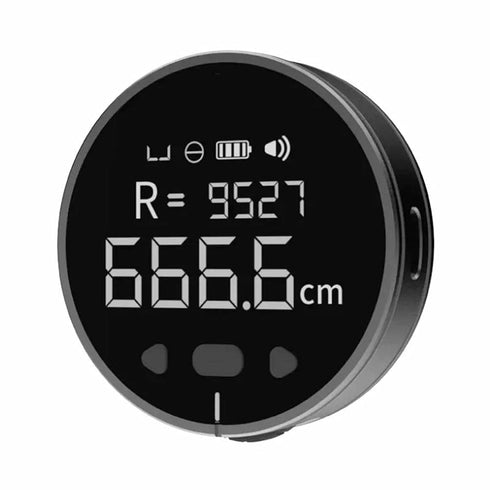 HomeMagician 324 Ft Electronic Digital Tape Measure with LCD Display, Rechargeable Smart Measuring Tool for Odd Shapes