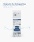 DC Miniature Circuit Breaker, 1 Pole 250V 100 Amp Isolator for Solar PV System, Thermal Magnetic Trip, DIN Rail Mount,