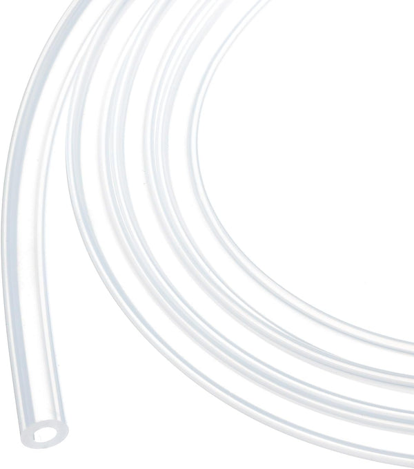 3.3ft Clear Silicone Tubing 3/16" ID x 5/16" OD, 4.8mm x 7.9mm Industrial Plastic Hoses for Pump Siphoning
