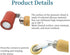 Combo Seam Rollers - 45mm Silicone Seam Roller with 6mm Brass Detail Penny Roller for Roofing
