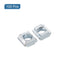 uxcell 100pcs T Nuts - Nickel Plated Carbon Steel T Slot Bolts, M6 Hammer Head Fastener for 2020 Series Aluminum Profile