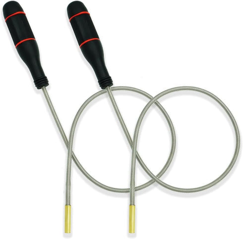 GUTIMORE Flexible Magnetic Pickup Tool, Pack of 2, 25" Long Bendable Magnet Snake Pickup, 2LB
