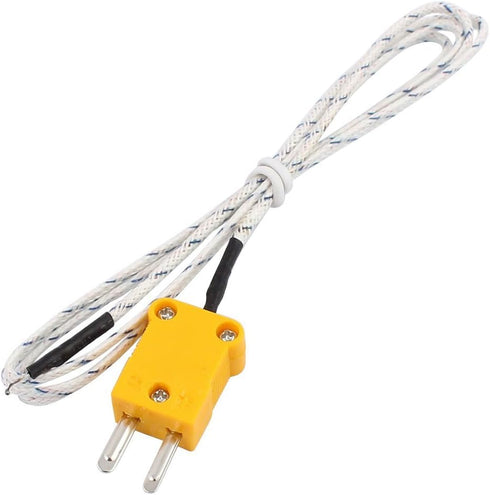 uxcell 2 Pcs K Type 800C Wire Lead Measuring Thermocouple Sensor - 1M 3.3Ft