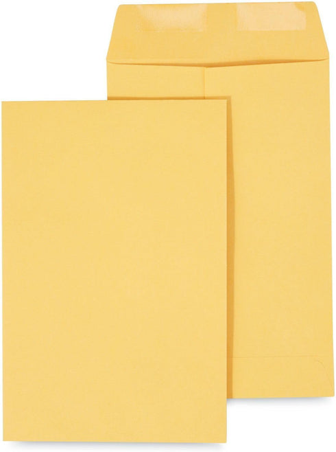 Universal 40165 Brown Kraft Catalog Envelope, Center Seam, 6 1/2 x 9 1/2, Box of 500