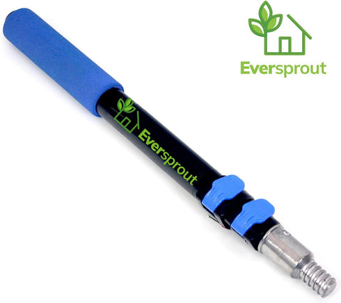 EVERSPROUT Telescopic Extension Pole - 1.5-to-3 Foot Lightweight Aluminum Handle for Squeegee, Duster, Paint Roller
