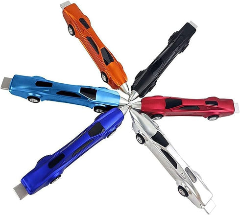 The New 6PCS Sports Car Pens, Ballpoint Funny Pens for Kids, Novelty Cute Cool School Supplies Racing Car Gifts