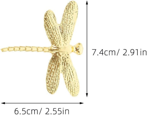 4pcs PRETYZOOM Dragonfly Cabinet Knobs: Vintage Cabinet Knobs Drawer Handles - Drawer Pull Handle Furniture Hardware
