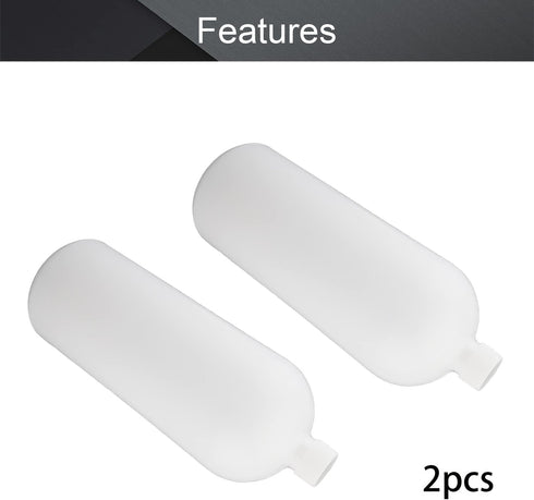 Othmro 2pcs 2000ml Plastic Lab Cylindrical Chemical Reagent Bottle, Small Mouth with Scale for Liquid Storage.
