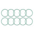 uxcell Fluorine Rubber O-Rings, 34mm OD, 31mm ID, 1.5mm Width FKM Seal Gasket for Machinery Plumbing, Pack of 10