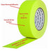 ProTapes Artist Tape Flatback Printable Paper Board Tape, 60 yds x 1" Width, Green (Pack of 1)