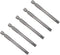 uxcell 5 Pcs 6mm Slotted Tip Magnetic Flat Head Screwdriver Bits, 1/4 Inch Hex Shank, 3-inch Length S2 Tool