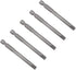uxcell 5 Pcs 6mm Slotted Tip Magnetic Flat Head Screwdriver Bits, 1/4 Inch Hex Shank, 3-inch Length S2 Tool