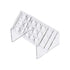 uxcell Slant Rack Acrylic Test Tube Holder, Clear, 15 Wells for 10ml/15ml Centrifuge Tubes