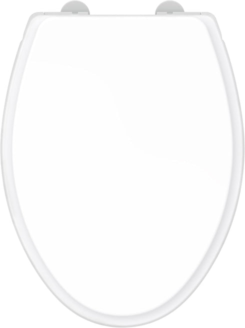 Gerber Soft-Close Elongated Toilet Seat with Two Button Quick-Release, Top-Mount Installation, Non-Slip
