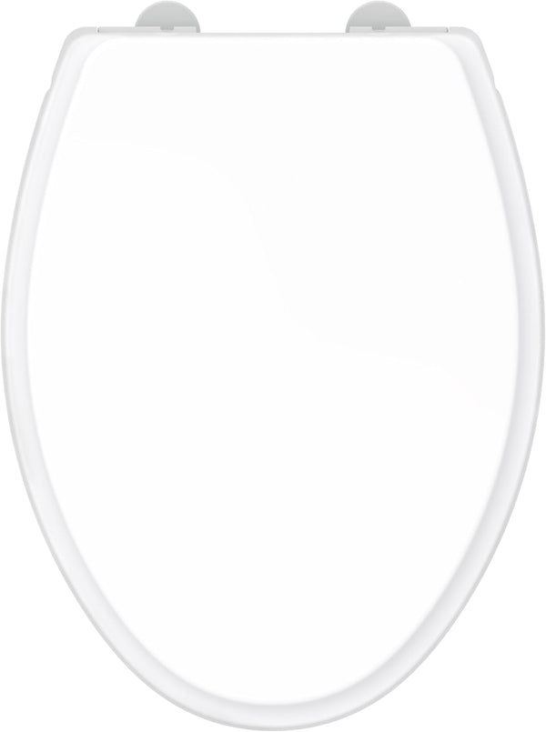 Gerber Soft-Close Elongated Toilet Seat with Two Button Quick-Release, Top-Mount Installation, Non-Slip