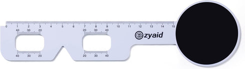 Eye Exam Kit for Visual Acuity, Snellen Eye Chart with Eye Occluder and Pupil Ruler 2 in 1 for Near Vision Testing (6 Feet Distance)